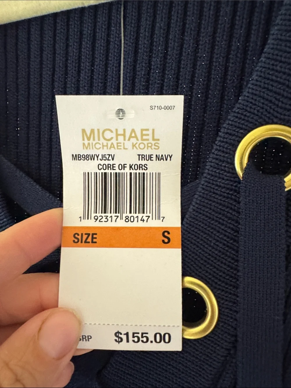 Michael Kors slim ribbed